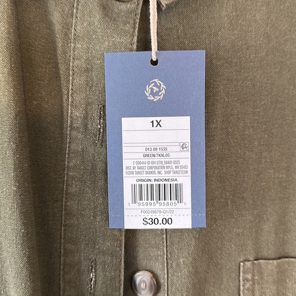 Universal Thread Olive Green Jumpsuit - Picture 2 of 3